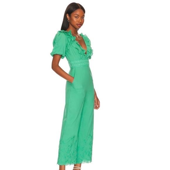 Majorelle Lala Jumpsuit in Spring Green NWOT Size Small - Picture 2 of 3